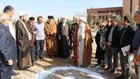 آیین آغاز ساخت مسجد حضرت فاطمه زهرا (س) بیمارستان ولایت
